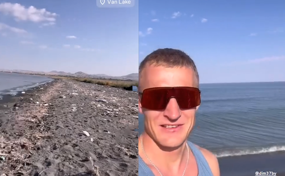 Rus Turistler Van'a akın etti! Van Gölü’nün Kirliliğinden Yakındı!