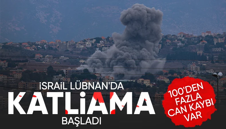İsrail'den Lübnan'a saldırı! 182 ölü, 700'den fazla yaralı var