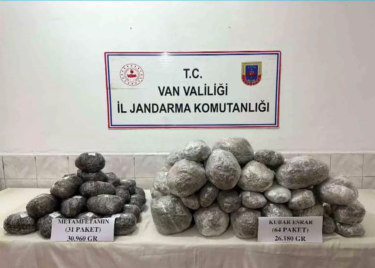 Van'da Uyuşturucu Operasyonu: 107 Kilo Madde Ele Geçirildi