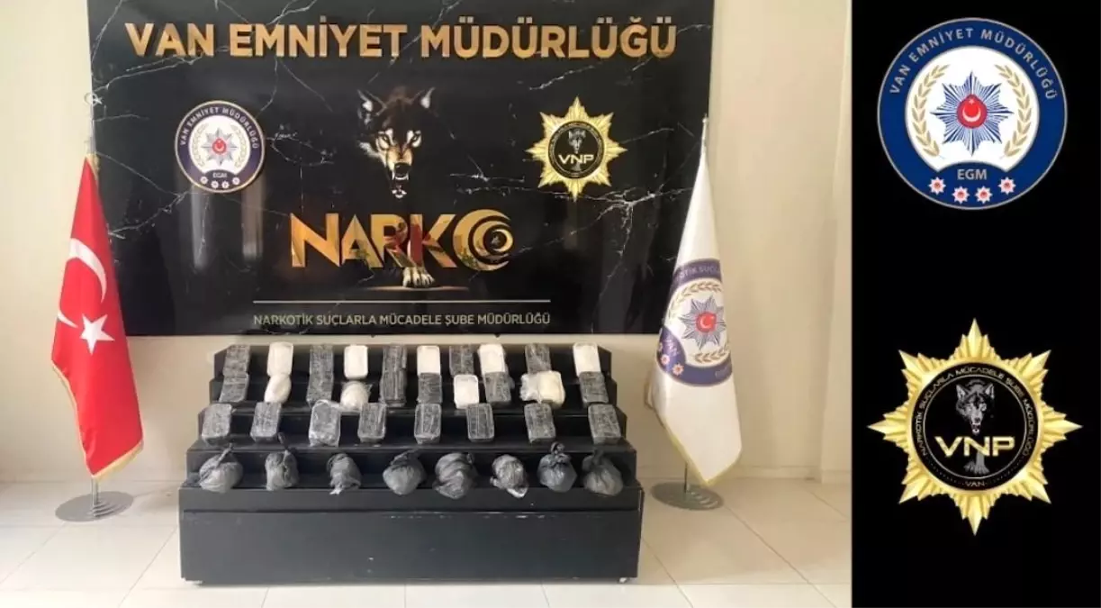 Van'da Narkotik Operasyonu: 26 Kilo Metamfetamin Ele Geçirildi