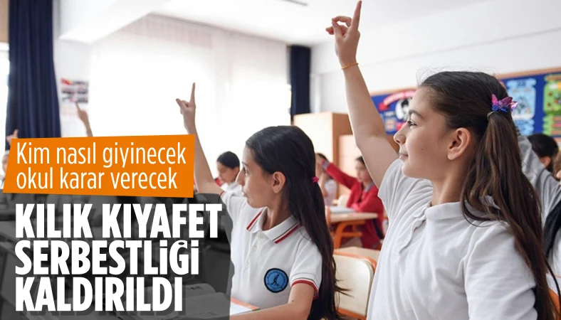 Okullarda serbest kıyafet dönemi sona erdi