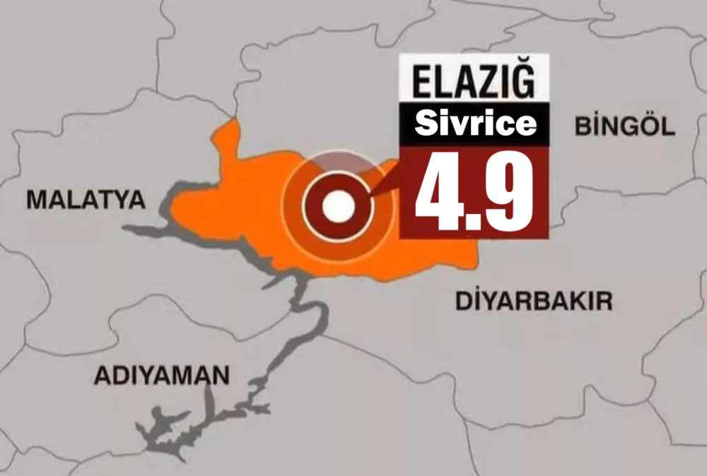 Elazığ Sivrice’de 4,9 Büyüklüğünde Deprem!