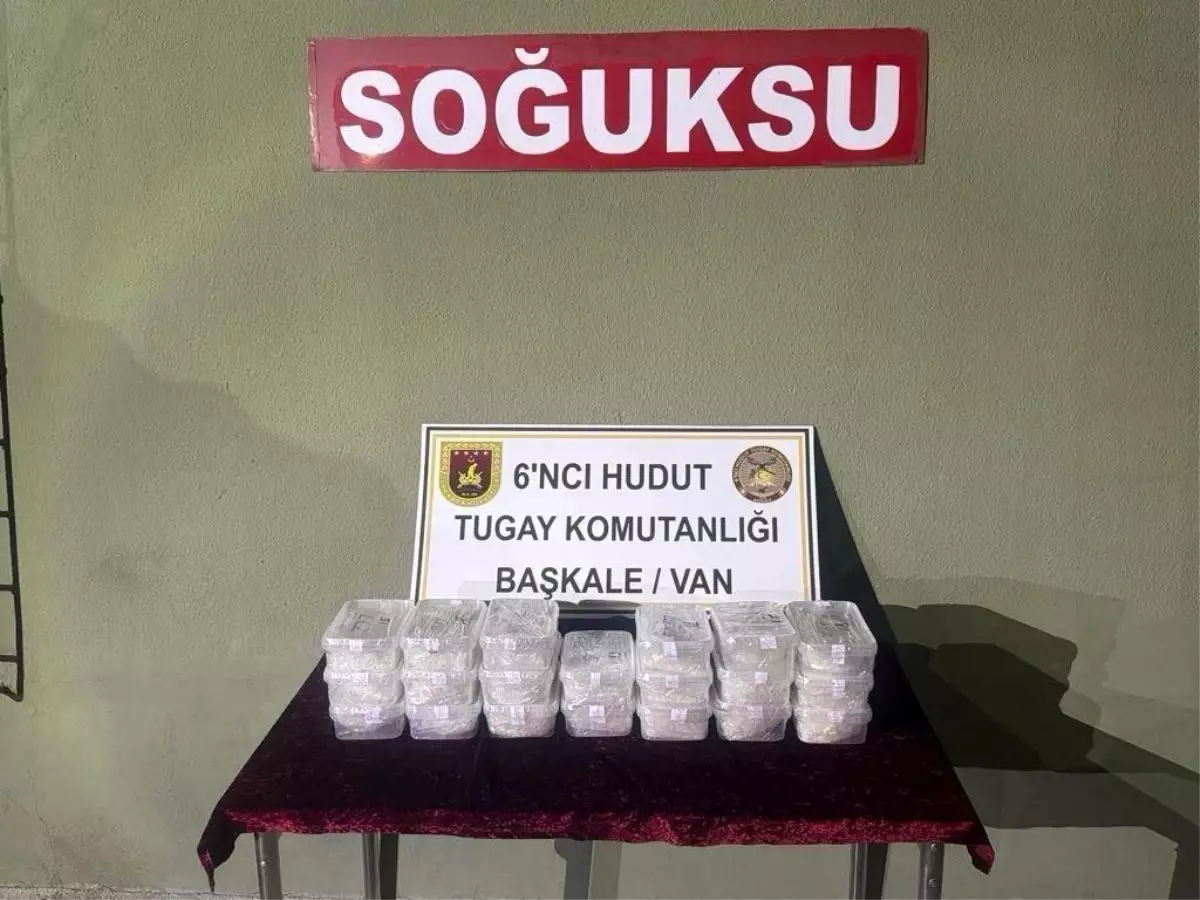 Van Sınırında Uyuşturucu Operasyonu: 22 Kilo Madde Ele Geçirildi