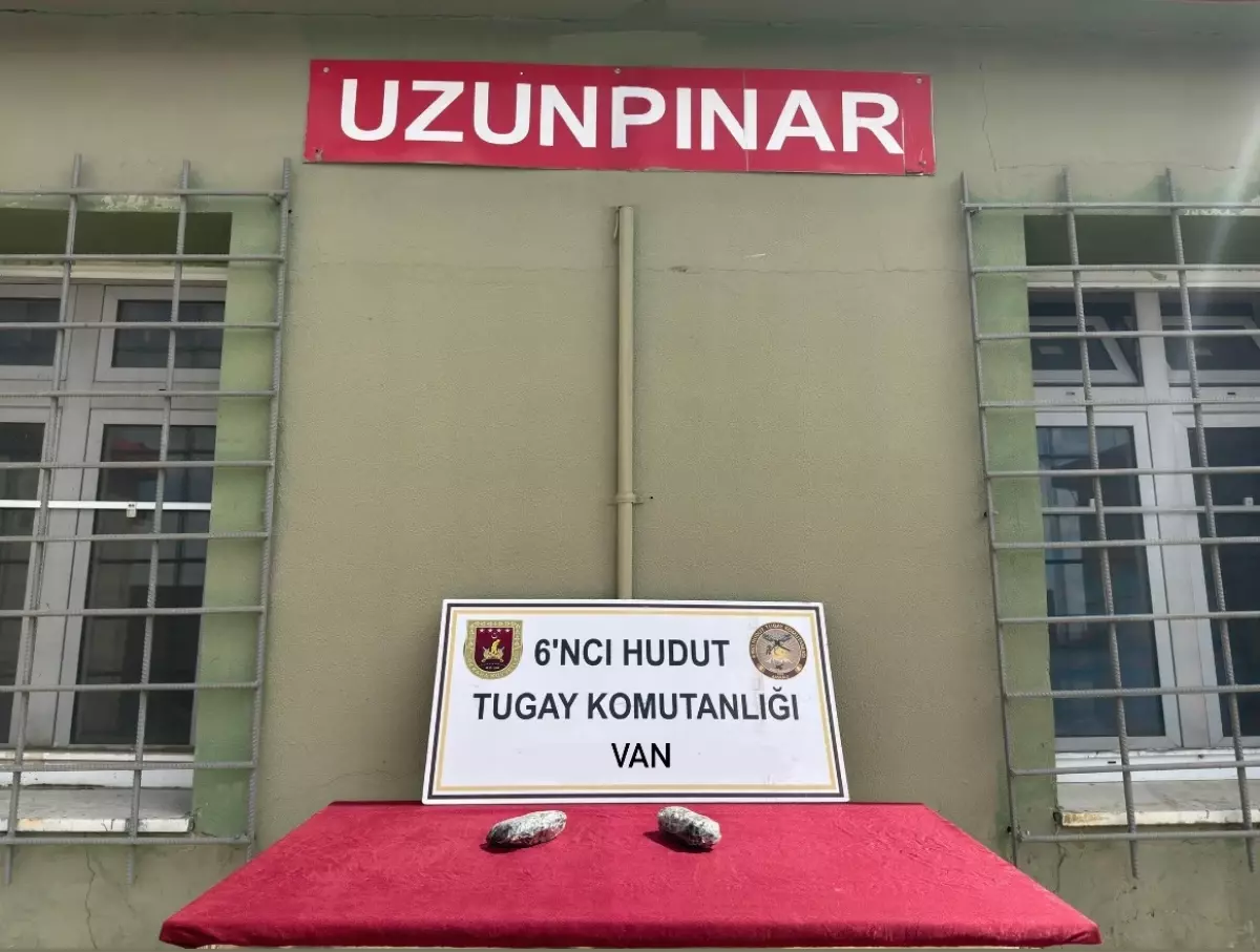 Van Hudut Hattında 1,2 Kilo Uyuşturucu Ele Geçirildi
