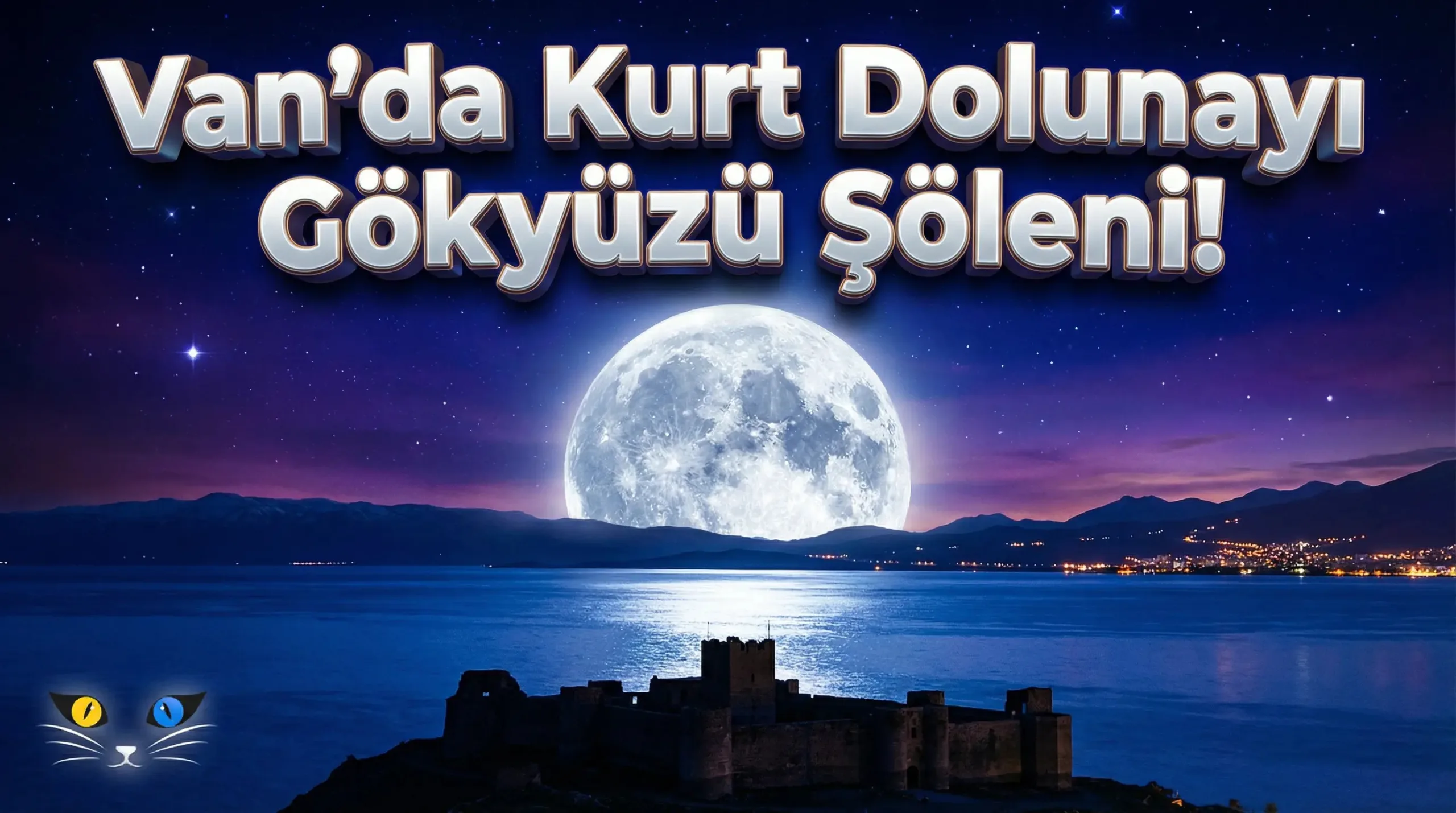 Van Semalarında “Kurt Dolunayı” Görsel Şölen Sundu