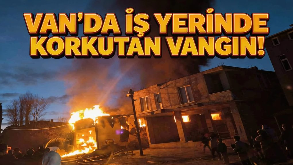 İpekyolu’nda İş Yeri Yangını Paniğe Neden Oldu