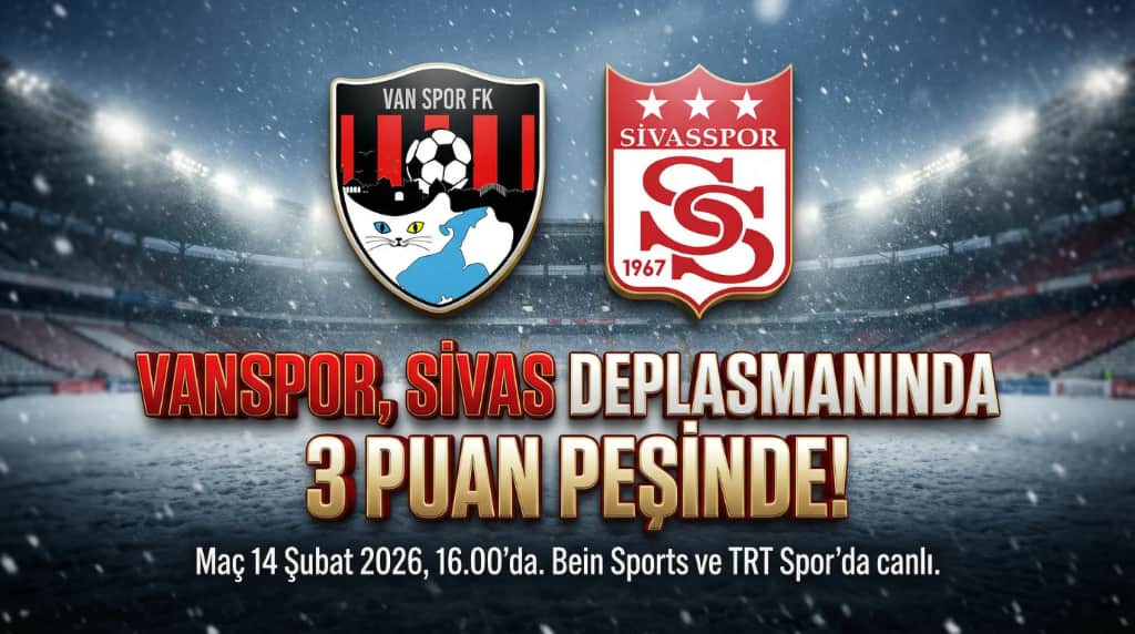 Vanspor, Zorlu Sivas Deplasmanında 3 Puan Peşinde!