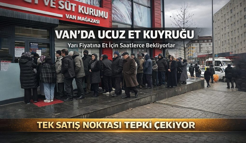 Van’da Ucuz Et Kuyruğu Çilesi Bitmiyor