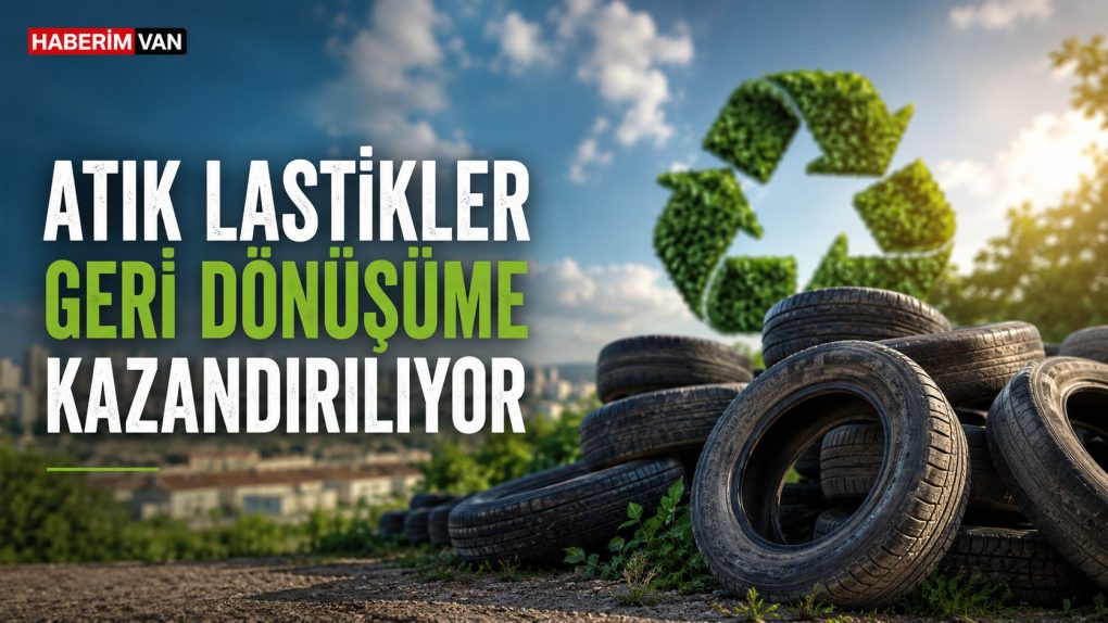 Edremit Belediyesi Atık Lastikleri Geri Dönüşüme Kazandırılıyor