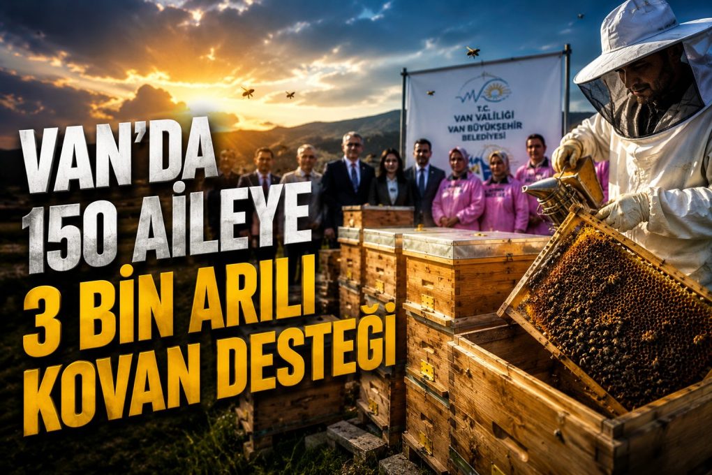 Van'da 150 Aileye 3 Bin Arılı Kovan Desteği